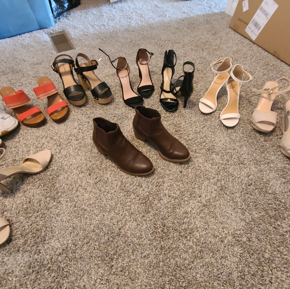 All name brand heels and boots all size 6